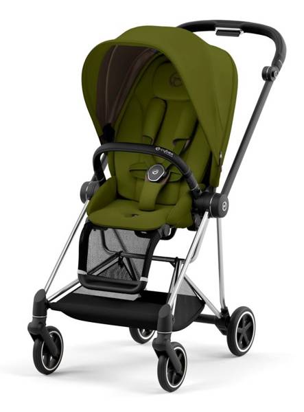 Cybex Mios 3.0 + Cloud Z2 i-Size Khaki Green + Chrome black frame Детская коляска 3in1