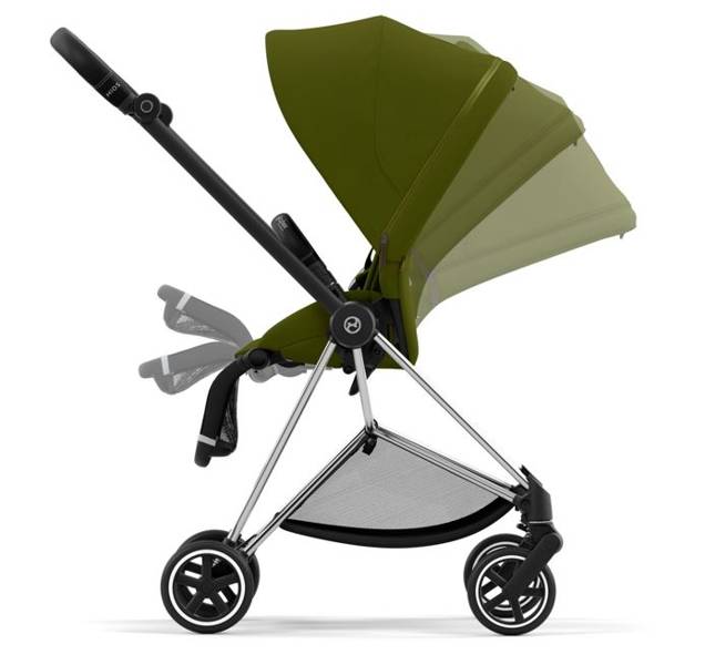 Cybex Mios 3.0 + Cloud Z2 i-Size Khaki Green + Chrome black frame Детская коляска 3in1