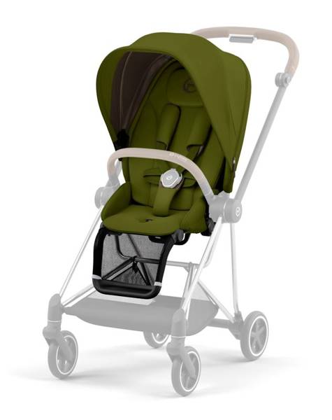 Cybex Mios 3.0 + Cloud Z2 i-Size Khaki Green + Chrome brown frame Bērnu rati 3in1