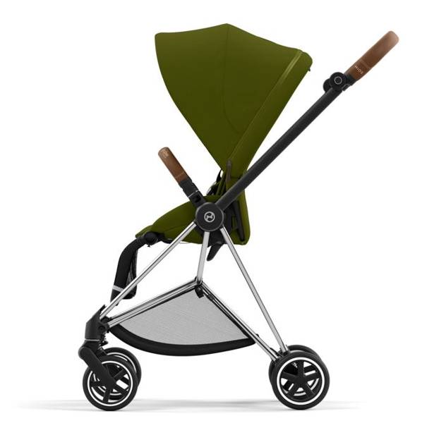 Cybex Mios 3.0 + Cloud Z2 i-Size Khaki Green + Chrome brown frame Bērnu rati 3in1