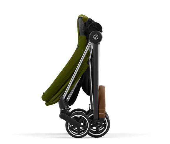 Cybex Mios 3.0 + Cloud Z2 i-Size Khaki Green + Chrome brown frame Bērnu rati 3in1