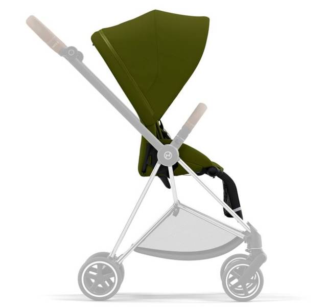 Cybex Mios 3.0 + Cloud Z2 i-Size Khaki Green + Chrome brown frame Bērnu rati 3in1