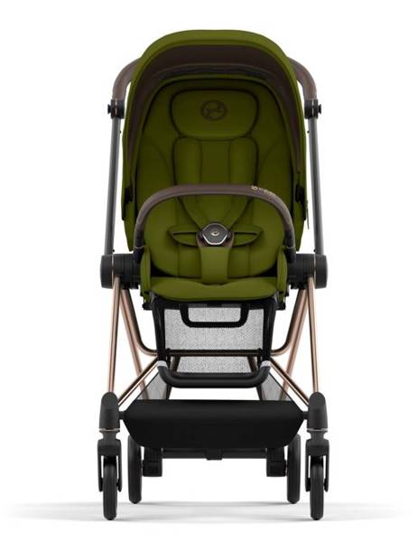 Cybex Mios 3.0 + Cloud Z2 i-Size Khaki Green + Rose gold frame Bērnu rati 3in1