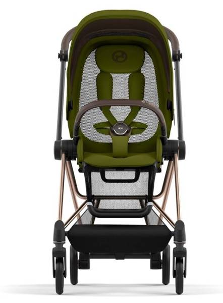 Cybex Mios 3.0 + Cloud Z2 i-Size Khaki Green + Rose gold frame Bērnu rati 3in1