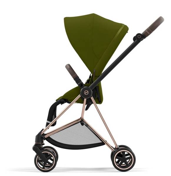 Cybex Mios 3.0 + Cloud Z2 i-Size Khaki Green + Rose gold frame Bērnu rati 3in1