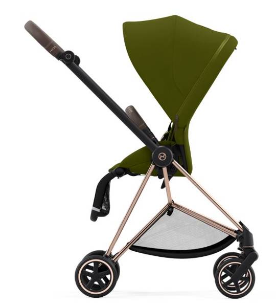 Cybex Mios 3.0 + Cloud Z2 i-Size Khaki Green + Rose gold frame Bērnu rati 3in1