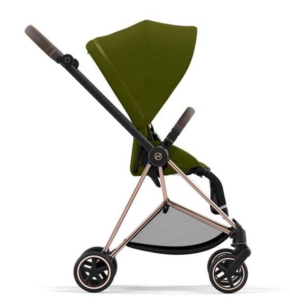 Cybex Mios 3.0 + Cloud Z2 i-Size Khaki Green + Rose gold frame Bērnu rati 3in1