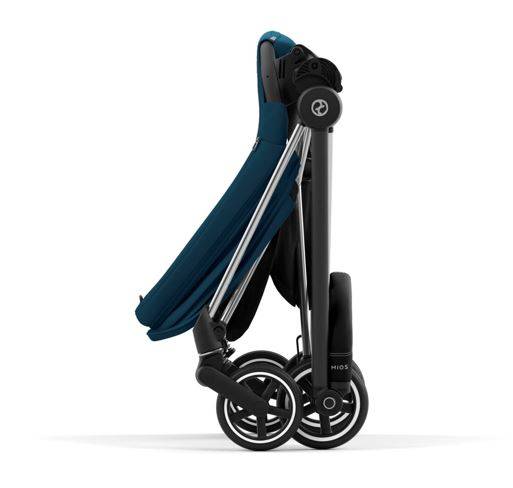 Cybex Mios 3.0 + Cloud Z2 i-Size Mountain Blue + Chrome black frame Bērnu rati 3in1