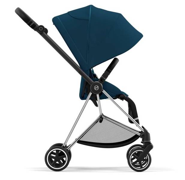 Cybex Mios 3.0 + Cloud Z2 i-Size Mountain Blue + Chrome black frame Bērnu rati 3in1