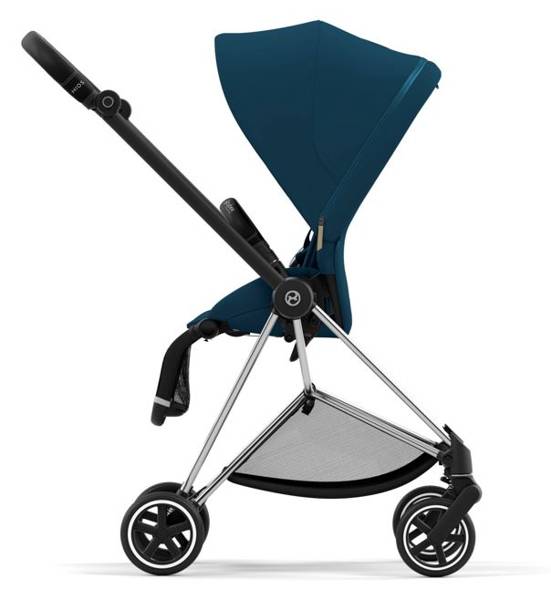 Cybex Mios 3.0 + Cloud Z2 i-Size Mountain Blue + Chrome black frame Bērnu rati 3in1