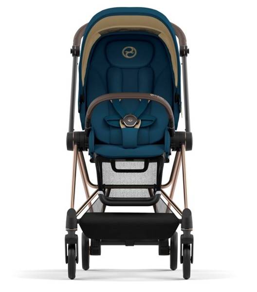 Cybex Mios 3.0 + Cloud Z2 i-Size Mountain Blue + Rose gold frame Bērnu rati 3in1