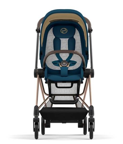 Cybex Mios 3.0 + Cloud Z2 i-Size Mountain Blue + Rose gold frame Bērnu rati 3in1