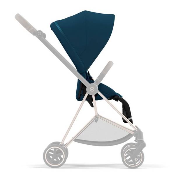 Cybex Mios 3.0 + Cloud Z2 i-Size Mountain Blue + Rose gold frame Bērnu rati 3in1