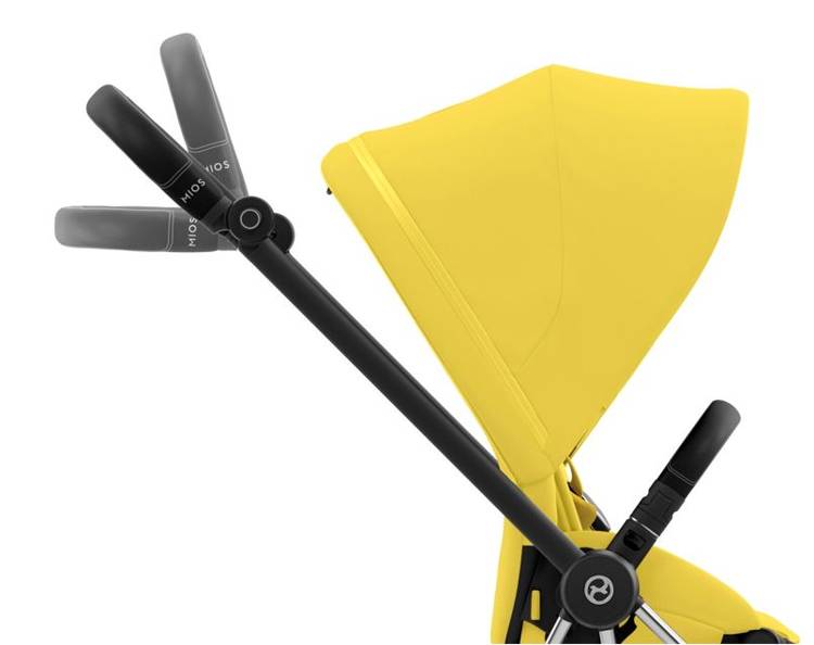 Cybex Mios 3.0 + Cloud Z2 i-Size Mustard Yellow + Chrome black frame Детская коляска 3in1