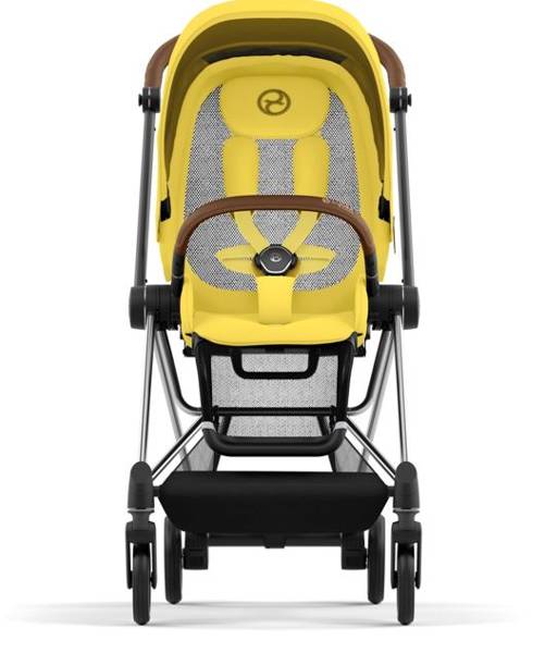 Cybex Mios 3.0 + Cloud Z2 i-Size Mustard Yellow + Chrome brown frame Bērnu rati 3in1