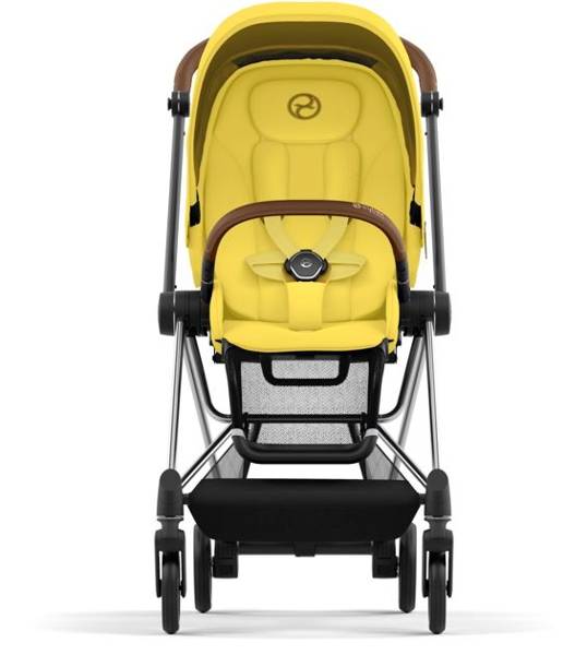 Cybex Mios 3.0 + Cloud Z2 i-Size Mustard Yellow + Chrome brown frame Bērnu rati 3in1