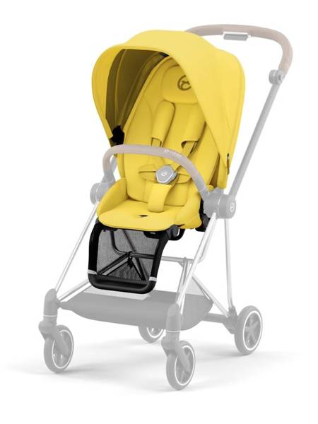 Cybex Mios 3.0 + Cloud Z2 i-Size Mustard Yellow + Chrome brown frame Bērnu rati 3in1