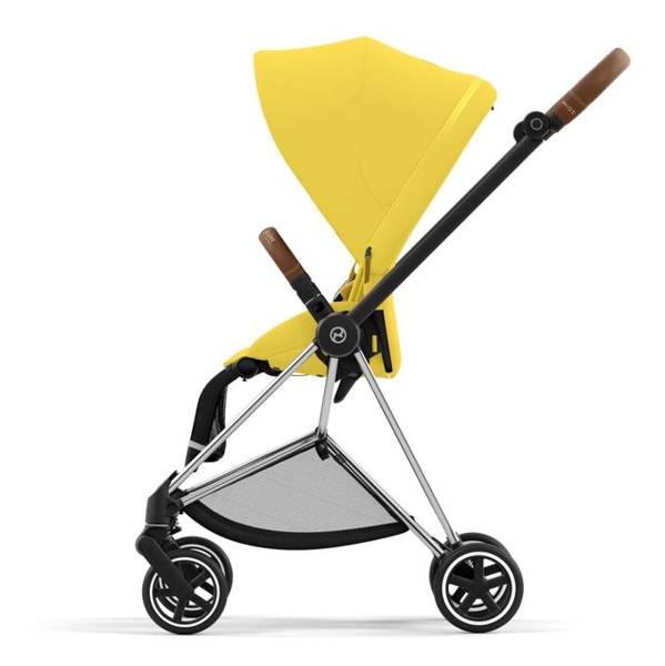 Cybex Mios 3.0 + Cloud Z2 i-Size Mustard Yellow + Chrome brown frame Bērnu rati 3in1