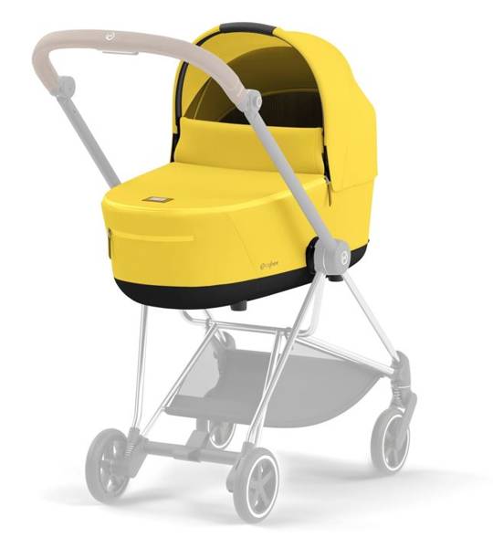 Cybex Mios 3.0 + Cloud Z2 i-Size Mustard Yellow + Chrome brown frame Bērnu rati 3in1