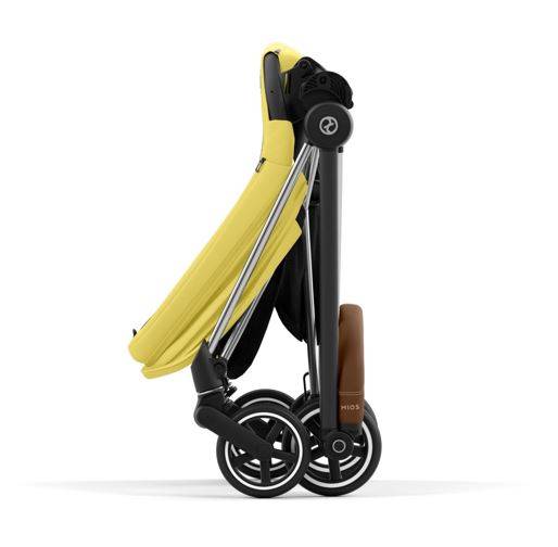 Cybex Mios 3.0 + Cloud Z2 i-Size Mustard Yellow + Chrome brown frame Bērnu rati 3in1