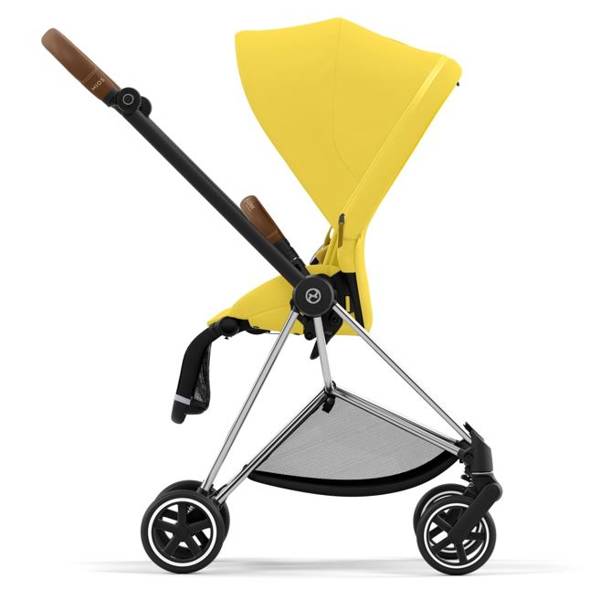 Cybex Mios 3.0 + Cloud Z2 i-Size Mustard Yellow + Chrome brown frame Bērnu rati 3in1