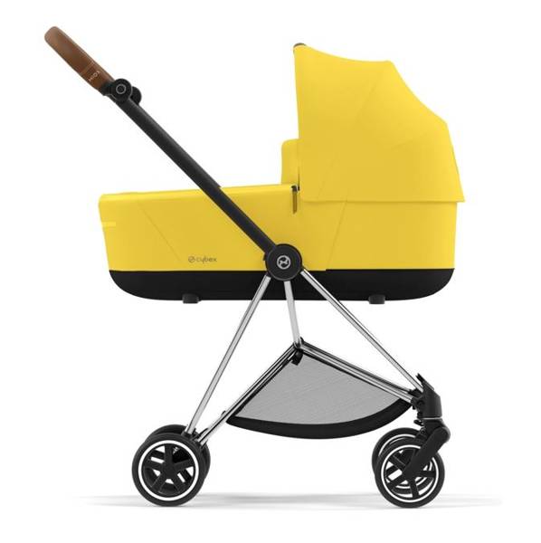 Cybex Mios 3.0 + Cloud Z2 i-Size Mustard Yellow + Chrome brown frame Bērnu rati 3in1