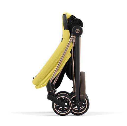 Cybex Mios 3.0 + Cloud Z2 i-Size Mustard Yellow + Rose gold frame Детская коляска 3in1