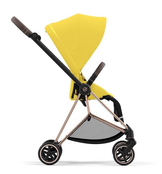 Cybex Mios 3.0 + Cloud Z2 i-Size Mustard Yellow + Rose gold frame Детская коляска 3in1