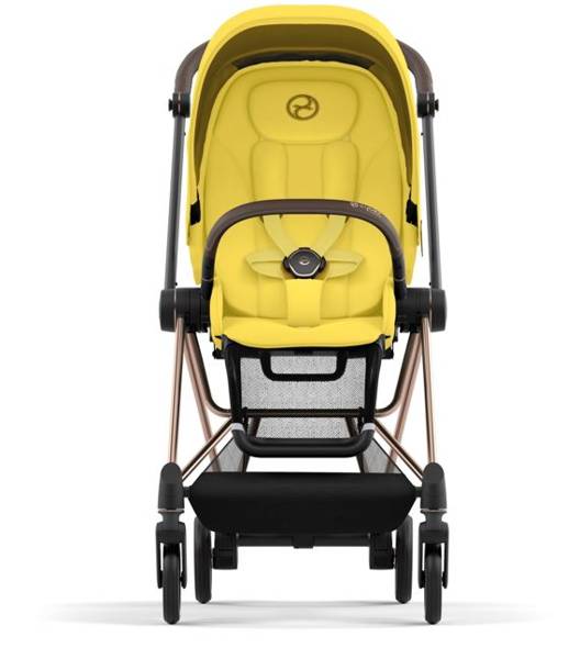 Cybex Mios 3.0 + Cloud Z2 i-Size Mustard Yellow + Rose gold frame Детская коляска 3in1