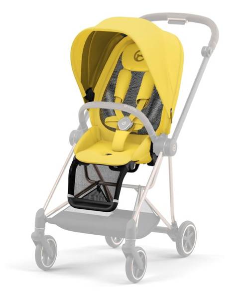 Cybex Mios 3.0 + Cloud Z2 i-Size Mustard Yellow + Rose gold frame Детская коляска 3in1