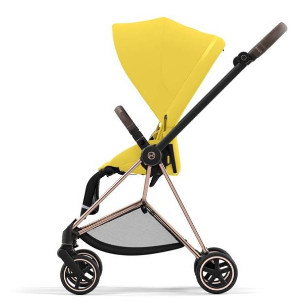 Cybex Mios 3.0 + Cloud Z2 i-Size Mustard Yellow + Rose gold frame Детская коляска 3in1