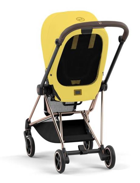 Cybex Mios 3.0 + Cloud Z2 i-Size Mustard Yellow + Rose gold frame Детская коляска 3in1