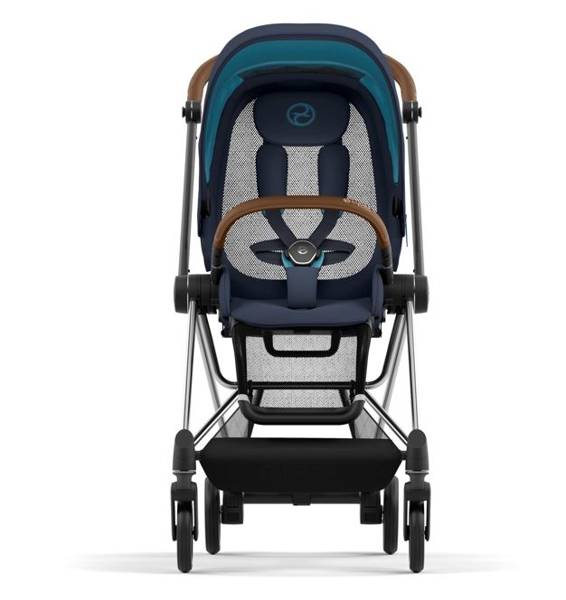 Cybex Mios 3.0 + Cloud Z2 i-Size Nautical Blue + Chrome brown frame Детская коляска 3in1