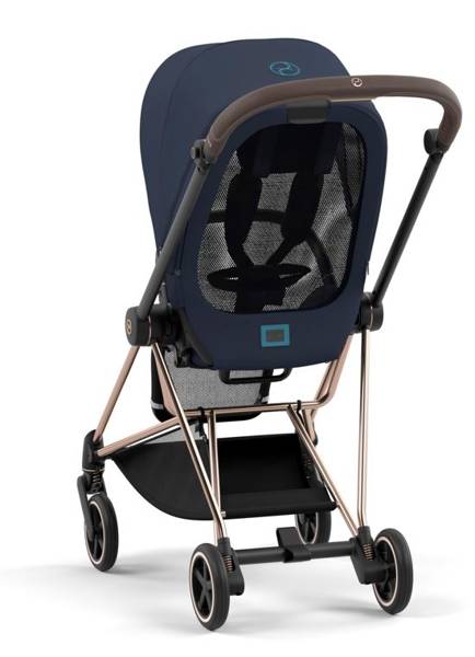 Cybex Mios 3.0 + Cloud Z2 i-Size Nautical Blue + Rose gold frame Bērnu rati 3in1