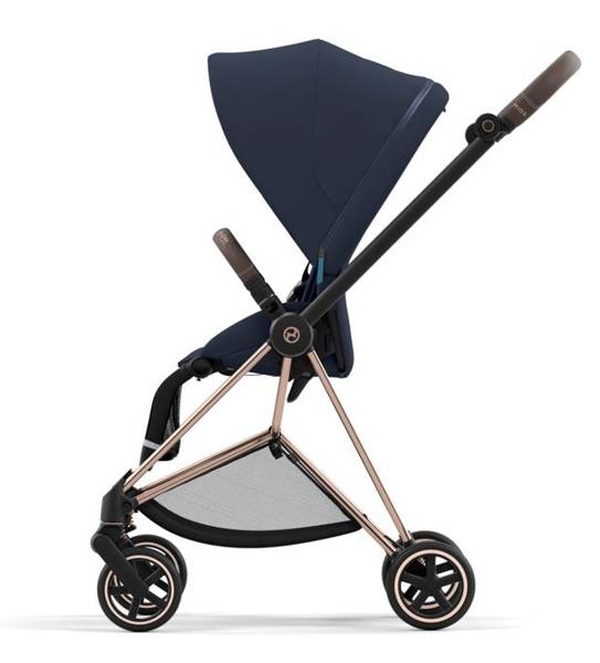 Cybex Mios 3.0 + Cloud Z2 i-Size Nautical Blue + Rose gold frame Bērnu rati 3in1