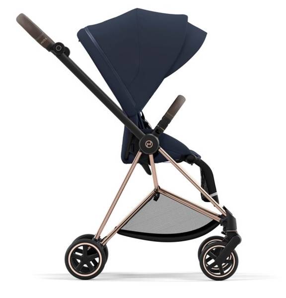 Cybex Mios 3.0 + Cloud Z2 i-Size Nautical Blue + Rose gold frame Bērnu rati 3in1