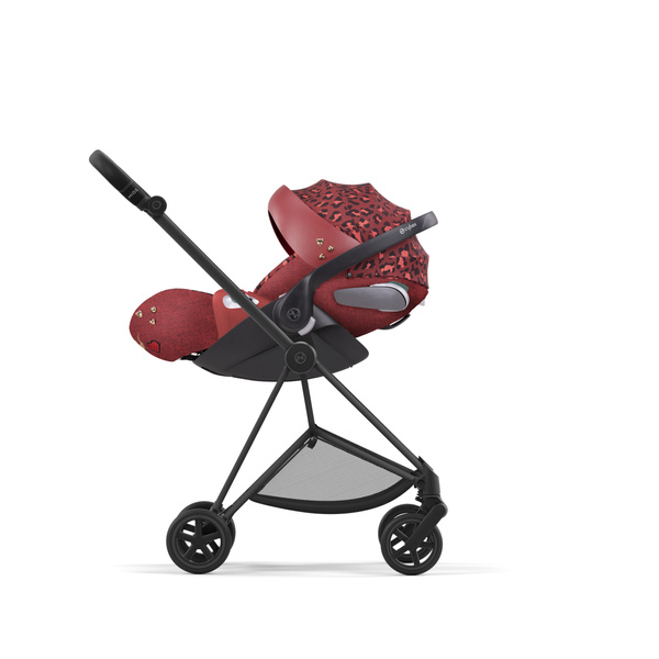 Cybex Mios 3.0 + Cloud Z2 i-Size Rosenrot Red + Chrome black frame Bērnu rati 3in1