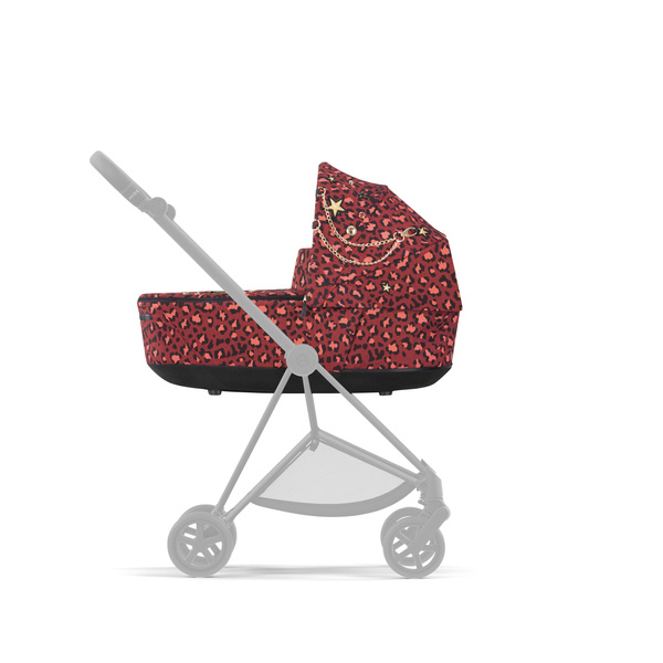 Cybex Mios 3.0 + Cloud Z2 i-Size Rosenrot Red + Chrome brown frame Детская коляска 3in1