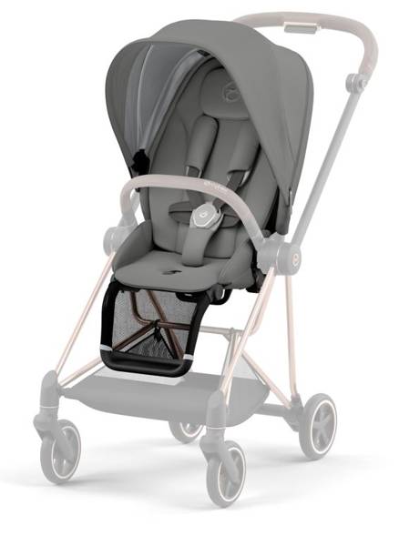 Cybex Mios 3.0 + Cloud Z2 i-Size Soho Grey + Rose gold frame Bērnu rati 3in1