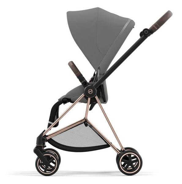 Cybex Mios 3.0 + Cloud Z2 i-Size Soho Grey + Rose gold frame Bērnu rati 3in1