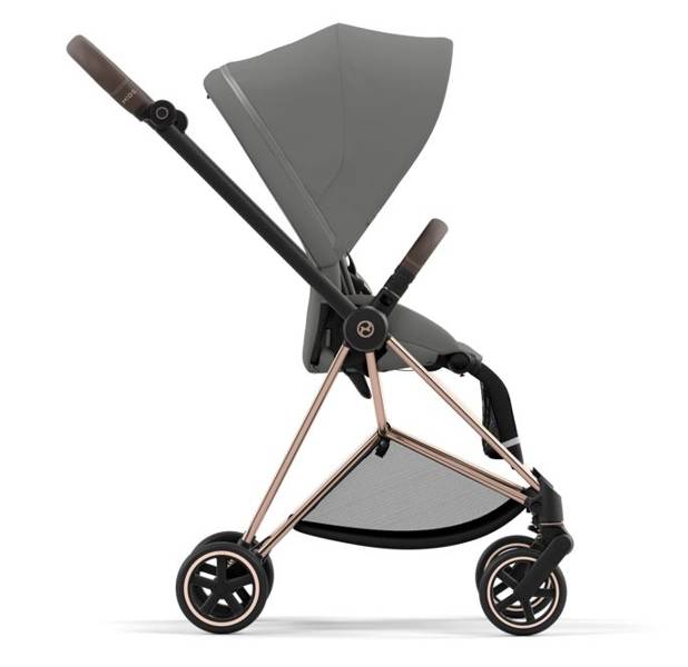 Cybex Mios 3.0 + Cloud Z2 i-Size Soho Grey + Rose gold frame Bērnu rati 3in1