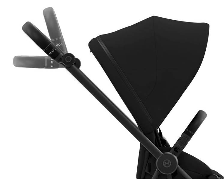 Cybex Mios 3.0 Deep Black + Cloud Z I-Size + Matt Black frame Детская коляска 4in1