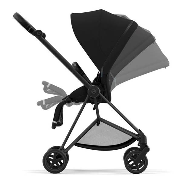 Cybex Mios 3.0 Deep Black + Cloud Z I-Size + Matt Black frame Детская коляска 4in1