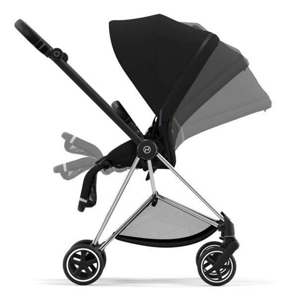 Cybex Mios 3.0 Deep Black Plus + Cloud Z i-Size + Chrome Black frame Детская коляска 3in1