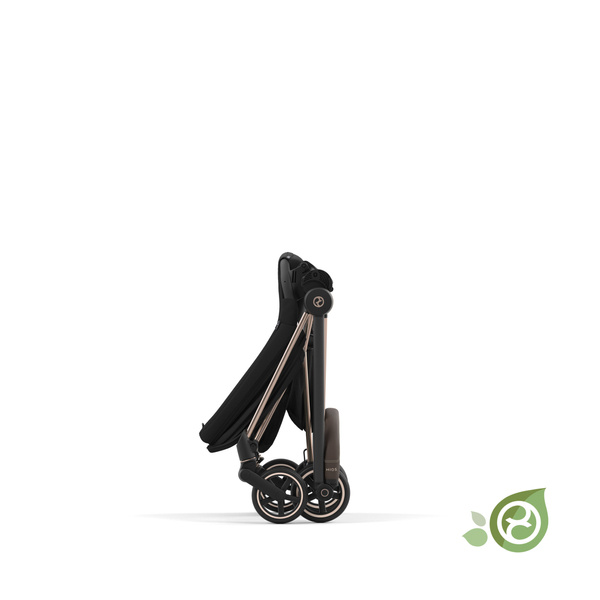 Cybex Mios 3.0 Eco Onyx Black + Cloud Z2 I-Size + Chrome Black frame Детская коляска 4in1