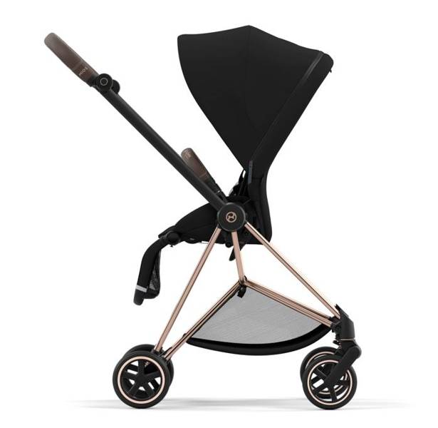 Cybex Mios 3.0 Eco Pearl Grey + Cloud Z2 I-Size + Chrome Brown frame Детская коляска 4in1