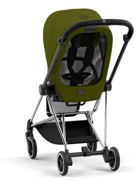 Cybex Mios 3.0 Khaki Green Plus + Cloud Z I-Size + Chrome Black frame Bērnu rati 3in1