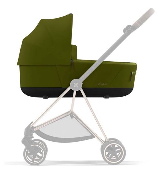 Cybex Mios 3.0 Khaki Green Plus + Cloud Z i-Size + Rose gold frame Детская коляска 3in1