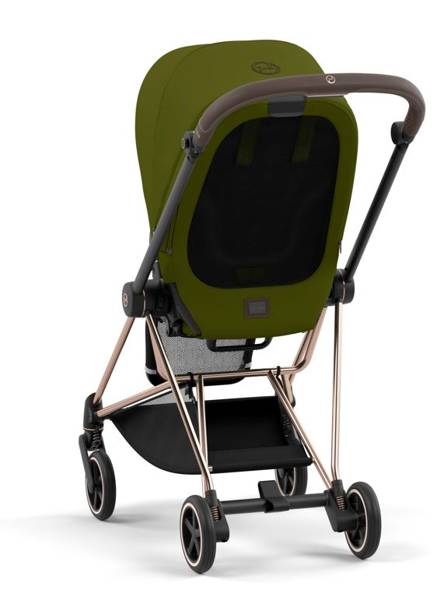 Cybex Mios 3.0 Khaki Green Plus + Cloud Z i-Size + Rose gold frame Детская коляска 3in1