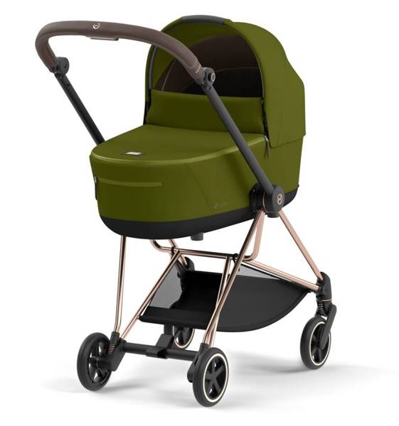 Cybex Mios 3.0 Khaki Green Plus + Cloud Z i-Size + Rose gold frame Детская коляска 3in1